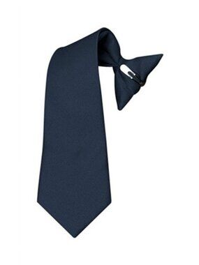 Neck Tie -Boy's - Clip-on - Navy Blue - 4-7 Yrs Old - NWT